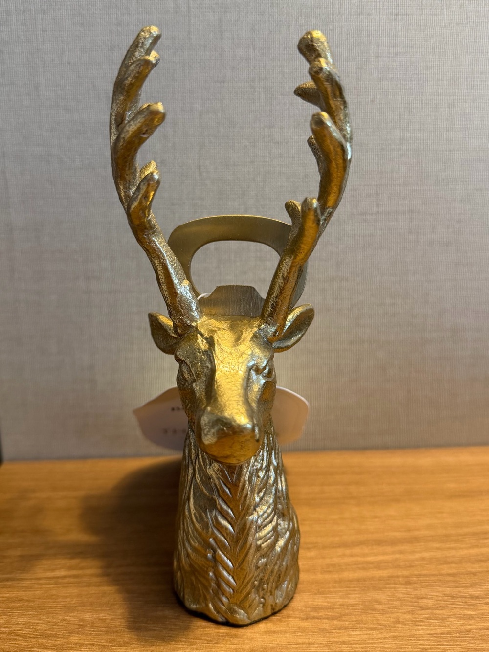 Threshold Gold Stag Metal Bottle Opener-NWT